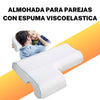 ALMOHADA PARA PAREJAS CON ESPUMA VISCOELASTICA